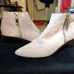 Dolce Vita Grey Suede Booties